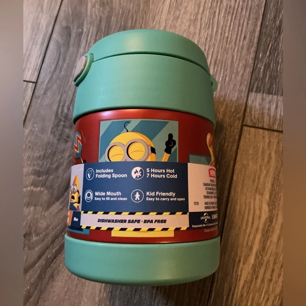 🥵 NWT Thermos Minions Food Jar insulated hot cold colorful - Picture 2 of 4